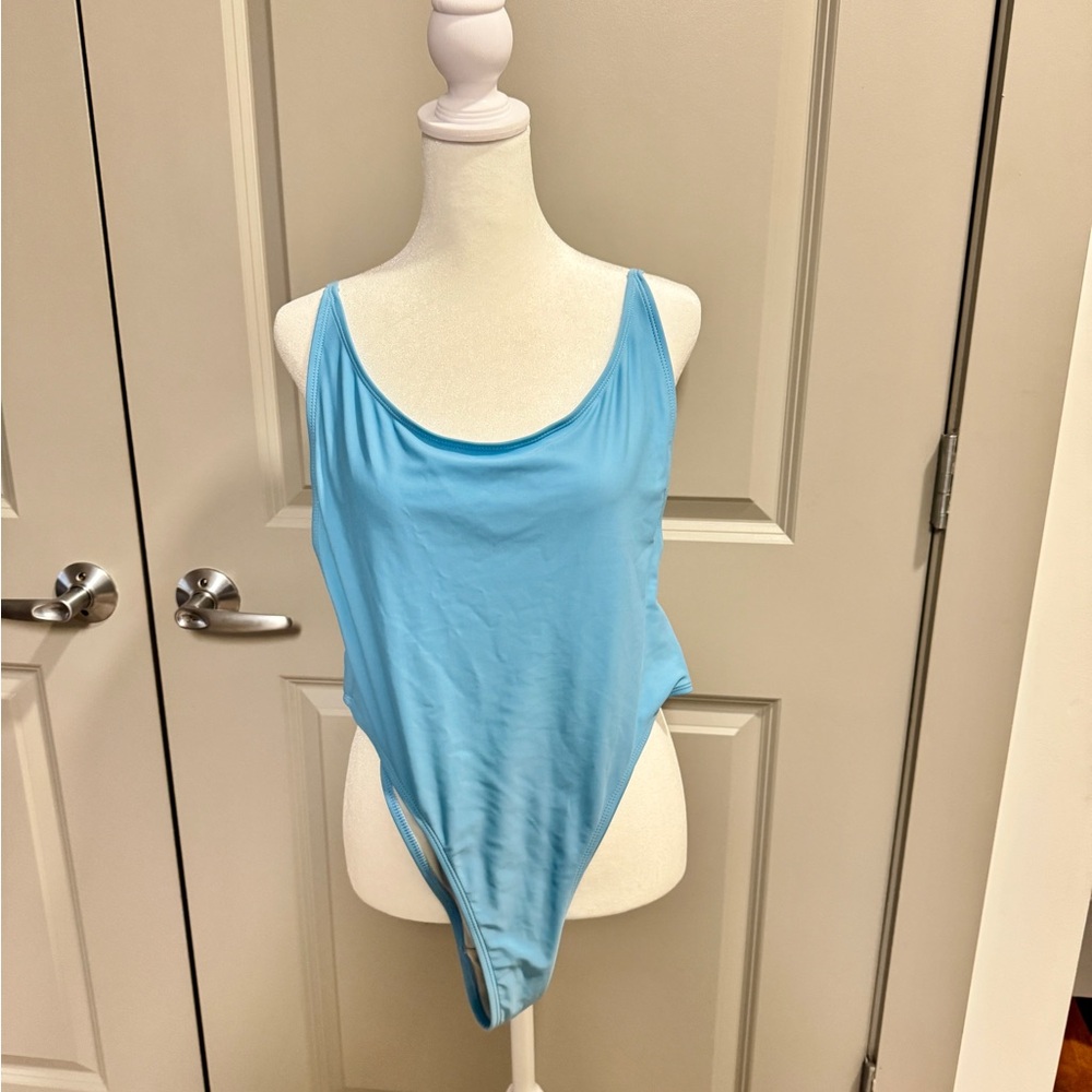 Urban Outfitters Light Blue One-Piece Swimsuit